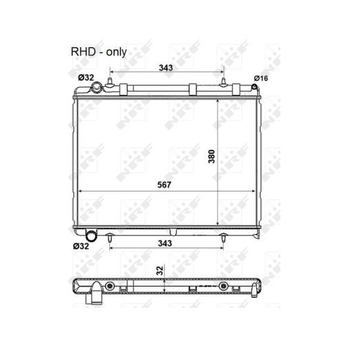 Radiator Racire Motor Nrf Rapidauto Ro