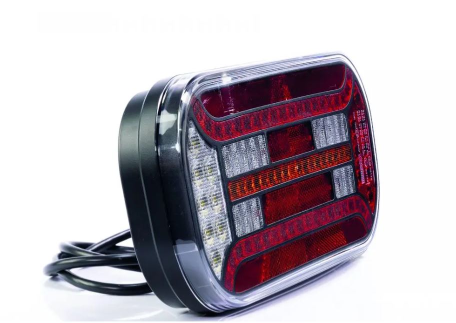 Stop lampa spate cu LED FT-610 P Fristom 12/24V; 302x130x51mm cu 6 functii, semnalizare dinamica, partea dreapta, 1 buc.