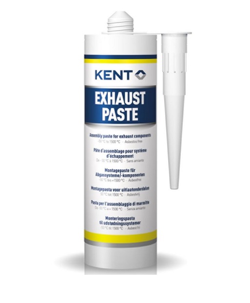 Pasta de etansare evacuare KENT 150 ml, tub silicon rezistent la caldura si aer -50&deg;C to +1500&deg;C , beige, pentru teava esapamant