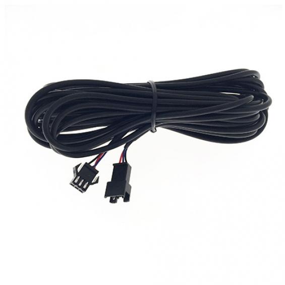 Cablu prelungitor senzori parcare VALEO 632220 pentru ECU - boxe/display TFT, negru, 6 metri, mufe cu 3 pini