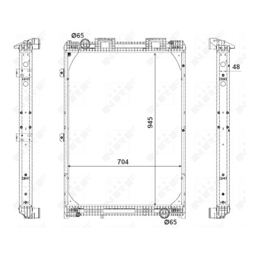 NRF Radiator, racire motor