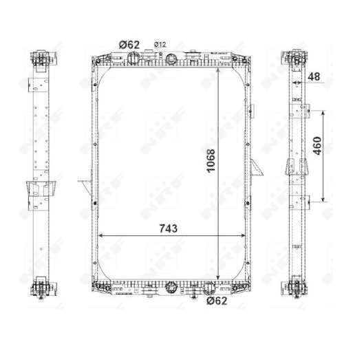 NRF Radiator, racire motor