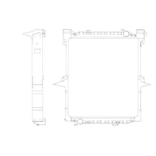 NRF Radiator, racire motor