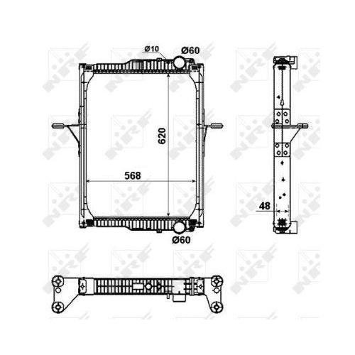 NRF Radiator, racire motor