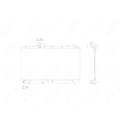 NRF Radiator, racire motor