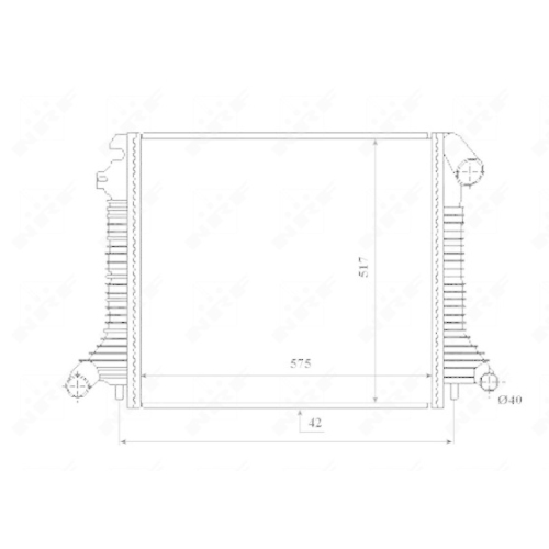 NRF Radiator, racire motor