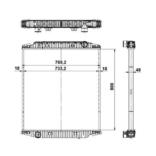 NRF Radiator, racire motor