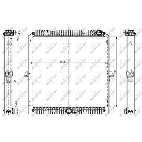 NRF Radiator, racire motor