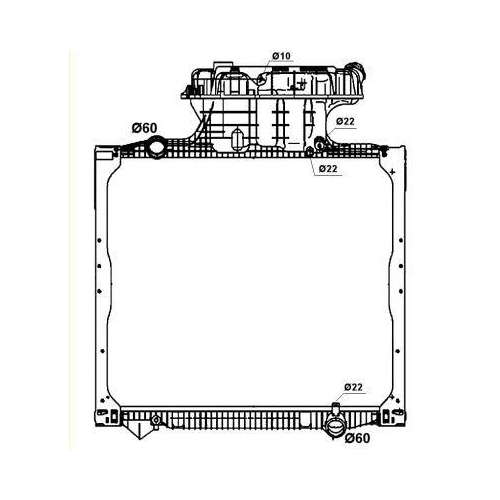 NRF Radiator, racire motor