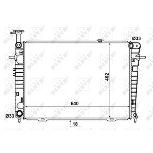 NRF Radiator, racire motor