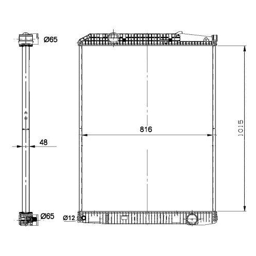 NRF Radiator, racire motor