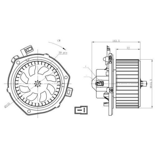 NRF Ventilator, habitaclu