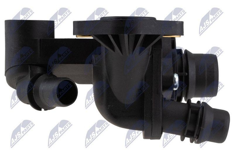 Termostat cu carcasa Peugeot 407 2.7 / 3.0 HDI 2005-, 607 2.7 HDI 2004-, Citroen C5 III 2.7 / 3.0 HDI 2008-, C6 2.7 / 3.0 HDI 2009-; 1336Y3; NTY, aftermarket
