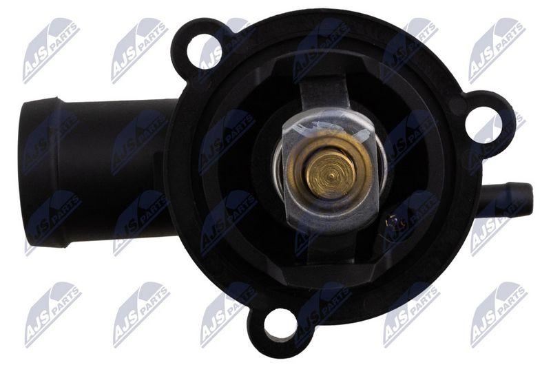 Termostat cu carcasa Skoda Fabia I 1.0, 1.4 1999-; 047121111T; NTY, aftermarket