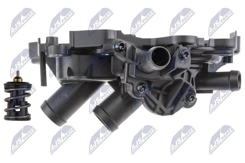 Termostat cu carcasa VW Load Up (121, 122, Bl1, Bl2) 1.0 Ecofuel 2015-, Seat Mii (Kf1, Ke1) 1.0, 1.0 Ecofuel 2012-2019; 04C121004F; NTY, aftermarket