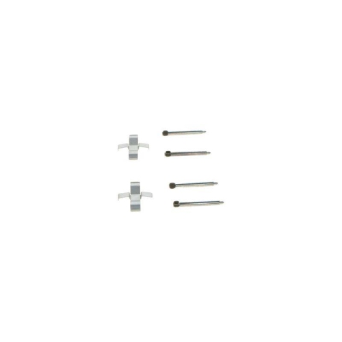 Set accesorii placute frana Mercedes 124 (W124) 12.84-08.93, 190 (W201) 10.82-08.93, Clasa A (W168) 07.97-08.05, Clasa C (W202) 03.93-05.00, Clasa E (W124) 02.93-06.96, Clasa E Convertible (A124) 05.93-03.98, Clasa E Coupe (C124) 06.93-06.97, Spate, BOSCH