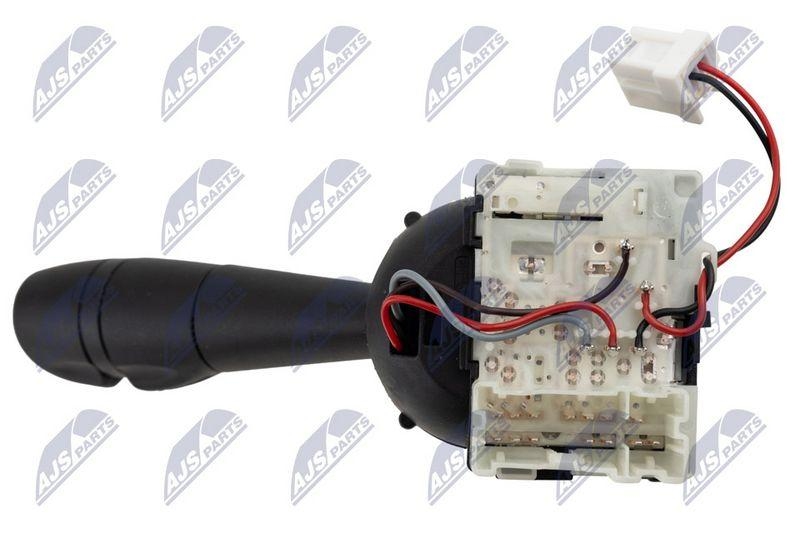 Comutator coloana directie Renault Captur 2013-, Clio IV 2012-, Trafic III 2014-, Twingo III 2014-; functii: semnalizare, proiectoare ceata, fara claxon, cu lumini automate de zi; 255675887R; NTY, aftermarket