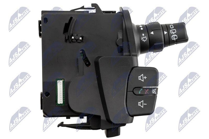 Comutator coloana directie Renault Kangoo 2008-; functii: limitator viteza, semnalizare, radio, cruise control; 8201577528; NTY, aftermarket