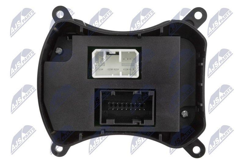 Comutator lumini avarie Fiat Doblo 2000-2010; 18+8 pini, versiuni cu coborare automata a geamului, pe partea volanului; 7353727040E; NTY, aftermarket