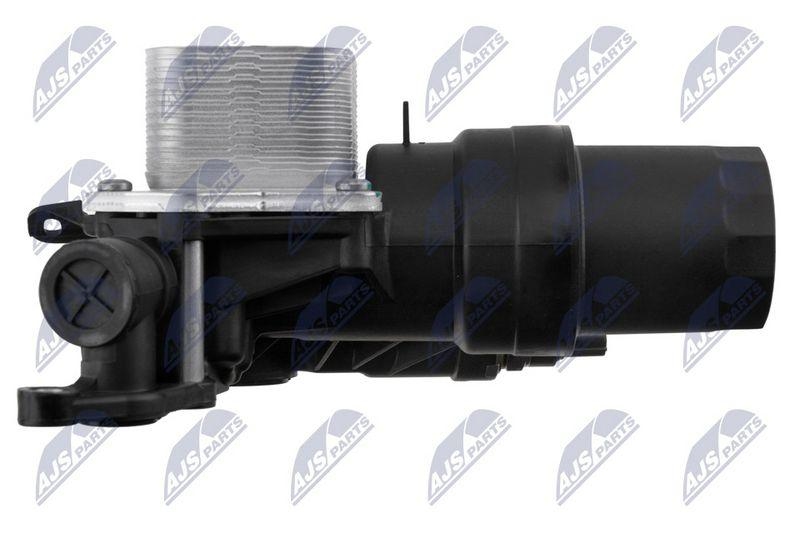 Radiator ulei cu filtru Renault Captur II 1.5 DCI 2020-, Nissan Qashqai II 1.5 DCI 2018-, Mercedes A (W177) 160 D, 180 D 2018-, Dacia Duster 1.5 DCI 2017-; 213058627R; NTY, aftermarket