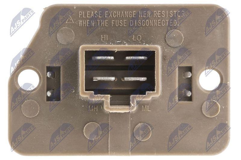 Rezistor ventilator habitaclu Hyundai Tucson 2004-2010, Sonata IV 2001-1940, Santa Fe I 2001-2006, Matrix 2001-2010, Elantra III 2000-2006, Coupe II 2002-2009, Kia Magentis I 2001-2005; 97035-3D000; NTY, aftermarket
