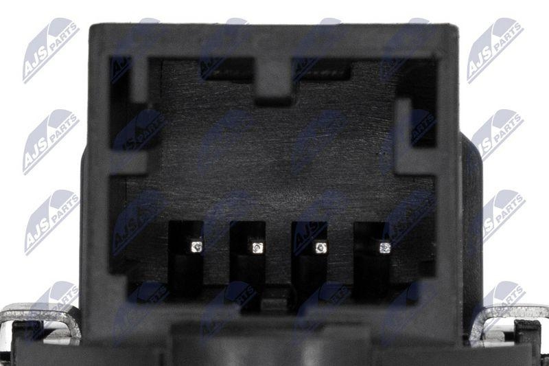 Buton start / stop VW Touareg 2011-; negru satinat pe alb; 7P1905217A; NTY, aftermarket