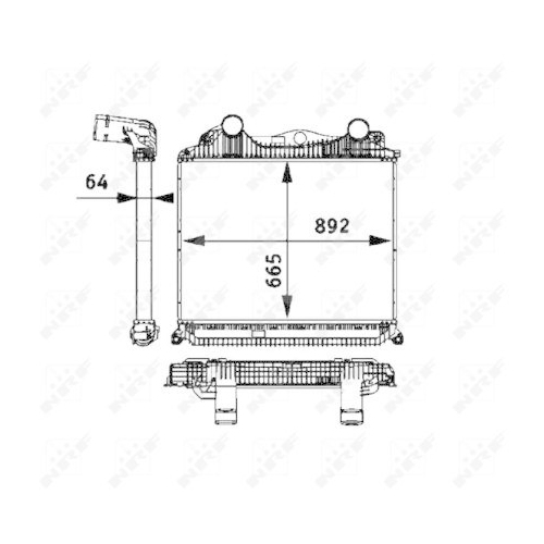 NRF Intercooler, compresor