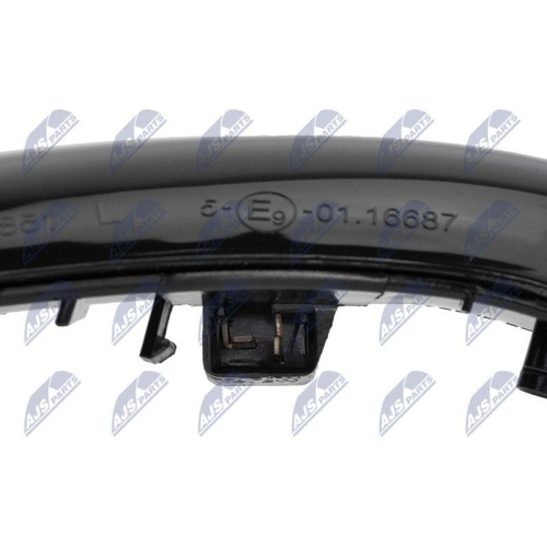 Lampa semnalizare LED Vw Golf 5 2003-2009, Eos 2006-2008, Passat 2003-2011, Sharan 2003-2010, Skoda Superb 2002-2008, Seat Alhambra 2009-2010, Stanga, Gri-, Fumuriu, 1K0949101
