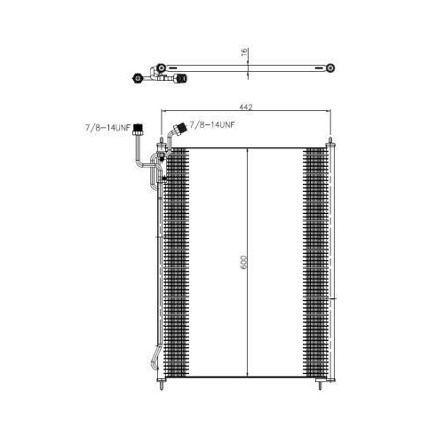 NRF Condensator, climatizare EASY FIT