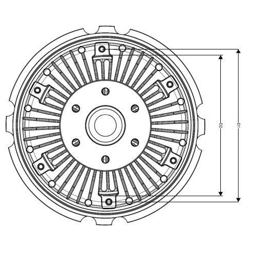 NRF Cupla, ventilator radiator