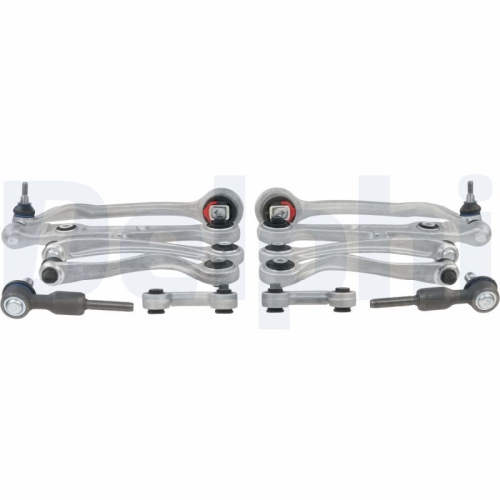 Set brate suspensie fata Audi A4 (8E) 11.2000-06.2008; Seat Exeo (3R) 12.2008-05.2013, Delphi, 8E0498998