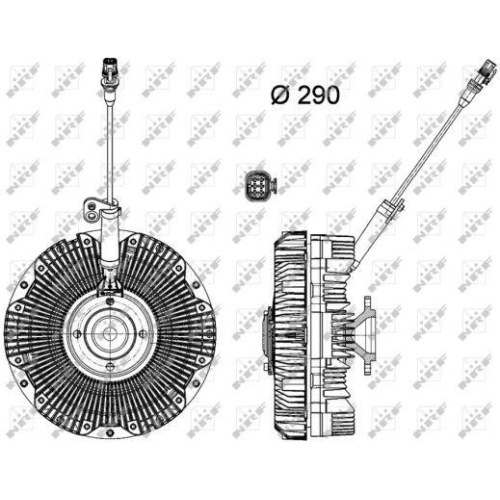 NRF Cupla, ventilator radiator
