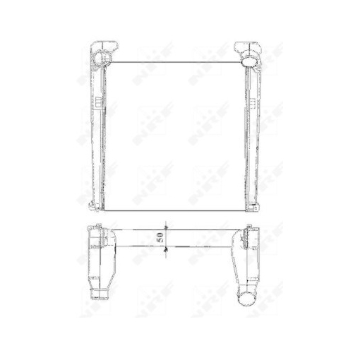 NRF Intercooler, compresor