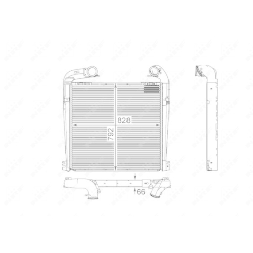 NRF Intercooler, compresor