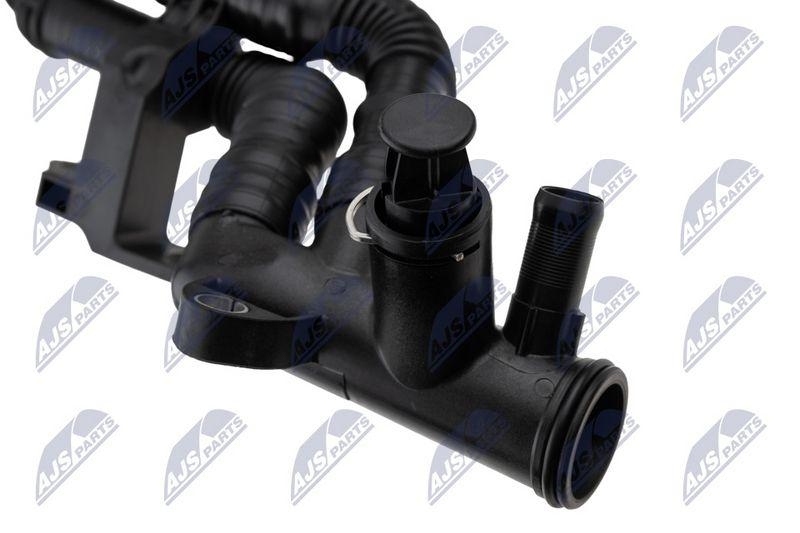 Furtun radiator Citroen Berlingo 1.6 HDI 2005-, C3 1.6 HDI 2005-, C4 1.6 HDI 2004-, Peugeot 206 1.6 HDI 2004-, 307 1.6 HDI 2004-, 308 1.6 HDI 2007-, 407 1.6 HDI 2004-, Partner 1.6 HDI 2005-; 9647768980; NTY, aftermarket