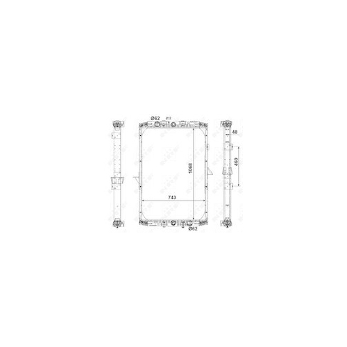 NRF Radiator, racire motor
