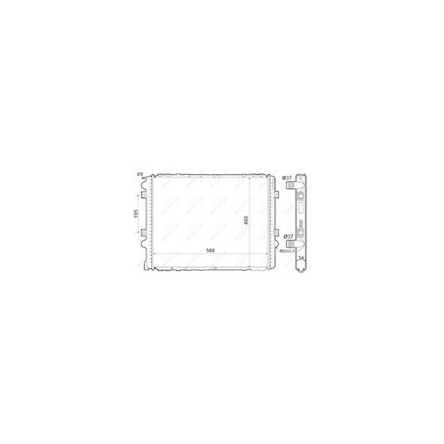 NRF Radiator, racire motor