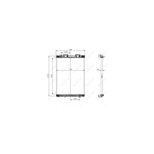 NRF Radiator, racire motor