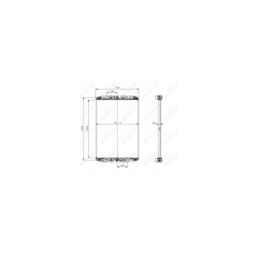 NRF Radiator, racire motor