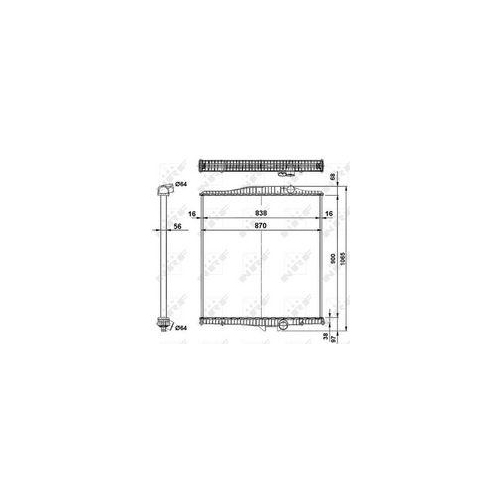 NRF Radiator, racire motor