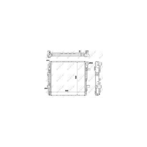 NRF Radiator, racire motor