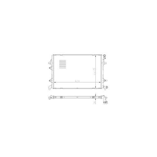 NRF Radiator, racire motor