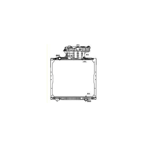 NRF Radiator, racire motor