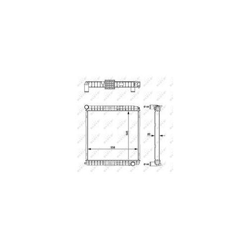 NRF Radiator, racire motor