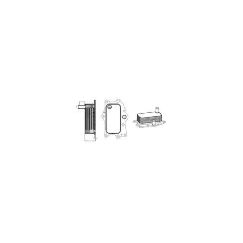 NRF Radiator ulei, ulei motor