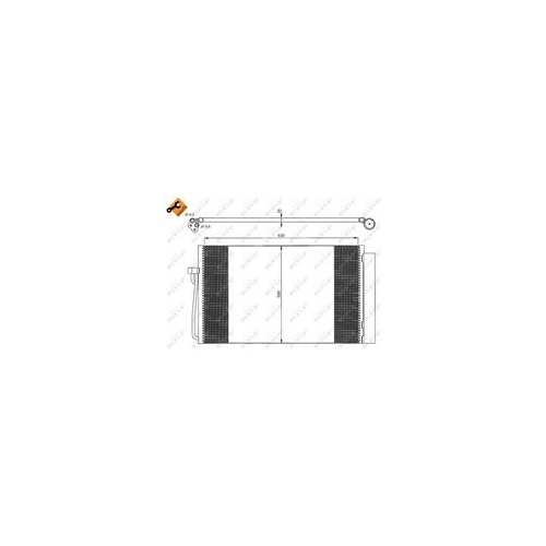 Condensator climatizare, Radiator clima Bmw Seria 5 (E60), Seria 6 (E63, E64), Seria 7 (E65, E66, E67), 2.0 benzina, 3.0 benzina, NRF, 64508361362