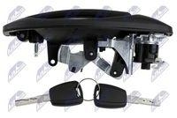 Maner exterior usa Citroen Nemo 2007-, Fiat Doblo 2010-, Fiorino 2007-, Qubo 2008-, Peugeot Bipper 2008-; partea din fata, stanga; 735460512; NTY, aftermarket