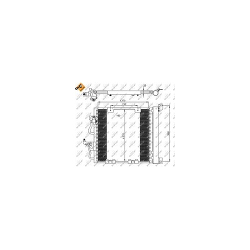 Condensator climatizare, Radiator clima Opel Astra G Hatchback (F48, F08), Astra H (L48), Zafira B (A05), 1.7 CDTI, 1.9 CDTI, NRF, 13129195