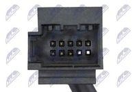 Nuca schimbator viteze VW Golf VI 2008-, Golf VII 2013-, Golf Plus 2005-, Passat B8 2014-, Skoda Superb 2015-, Octavia III 2012-, Seat Leon 2012-, Ibiza 2017-; cutie viteze automata, mata, iluminare culoare rosie; VW-064; NTY, aftermarket