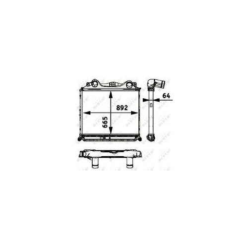 NRF Intercooler, compresor